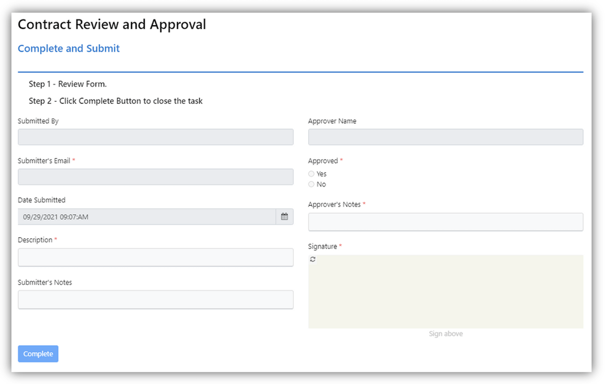 Contract Review and Approval - Process Automation by Paperwise